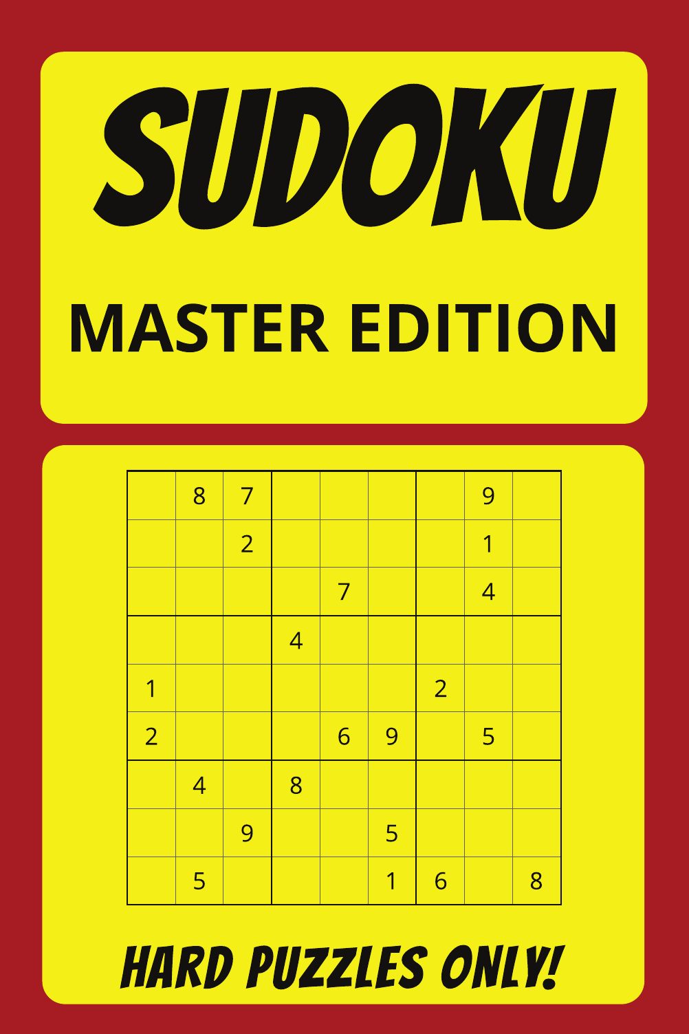 Sudoku Master Edition front cover